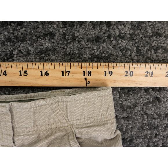 LL Bean Shorts Mens 38 (Tag 36) Beige Natural Fit Stretch Canvas Casual Outdoor - Picture 6 of 12